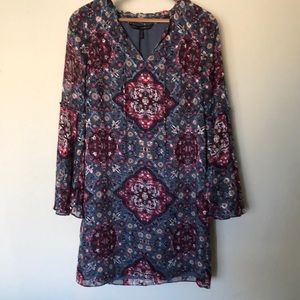 WHBM Bell sleeve tunic dress